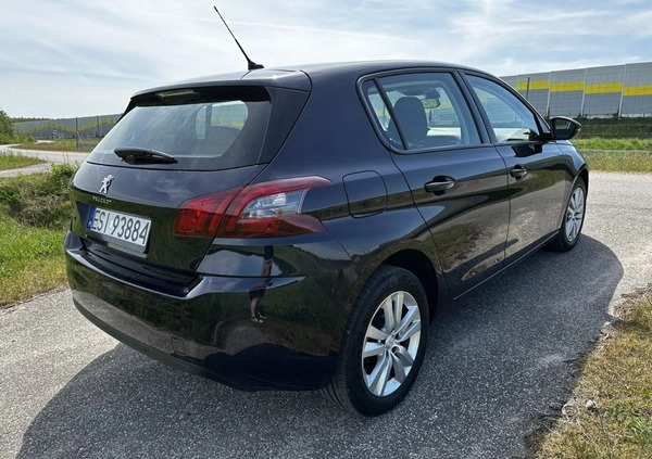 Peugeot 308 cena 42500 przebieg: 104500, rok produkcji 2019 z Koło małe 352